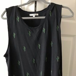 Cactus boyfriend tank